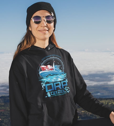 Damska bluza z kapturem ORP ORZEŁ